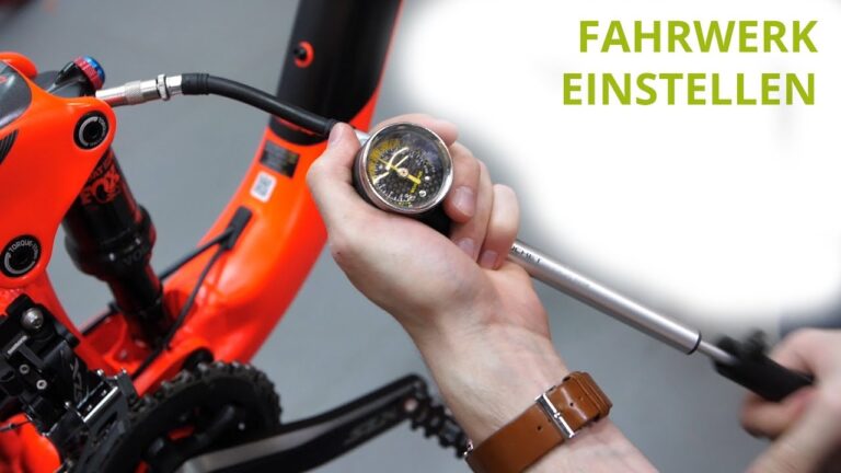 Optimale Federgabel-Einstellung f&uuml;r maximalen Fahrkomfort