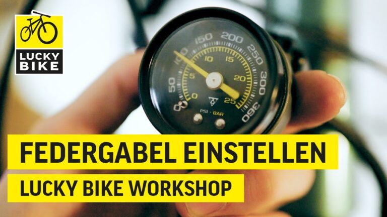 Fahrradgabel einstellen: Schritt-f&uuml;r-Schritt Anleitung
