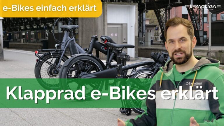 Praktische faltbare E-Bikes f&uuml;r jeden Bedarf